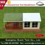 Trade Show / Wedding Part 6mx6m Luxury Camping Tent With Clear Glass Walls