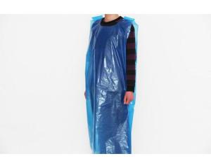 Wholesale Eco Friendly Blue Disposable Polyethylene Aprons For Medical Protect / Household Cooking from china suppliers