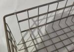 Heat Resistance Stainless Steel Mesh Basket Custom Size 304 316 For Cleaning