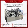 Buy cheap Automated 12KW Car Air Filter Making Machine For New Energy Vehicles from wholesalers