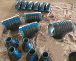 3PE Coating Carbon Steel Butt Weld Pipe Fittings Elbow / Tee / Reducer ASME B16