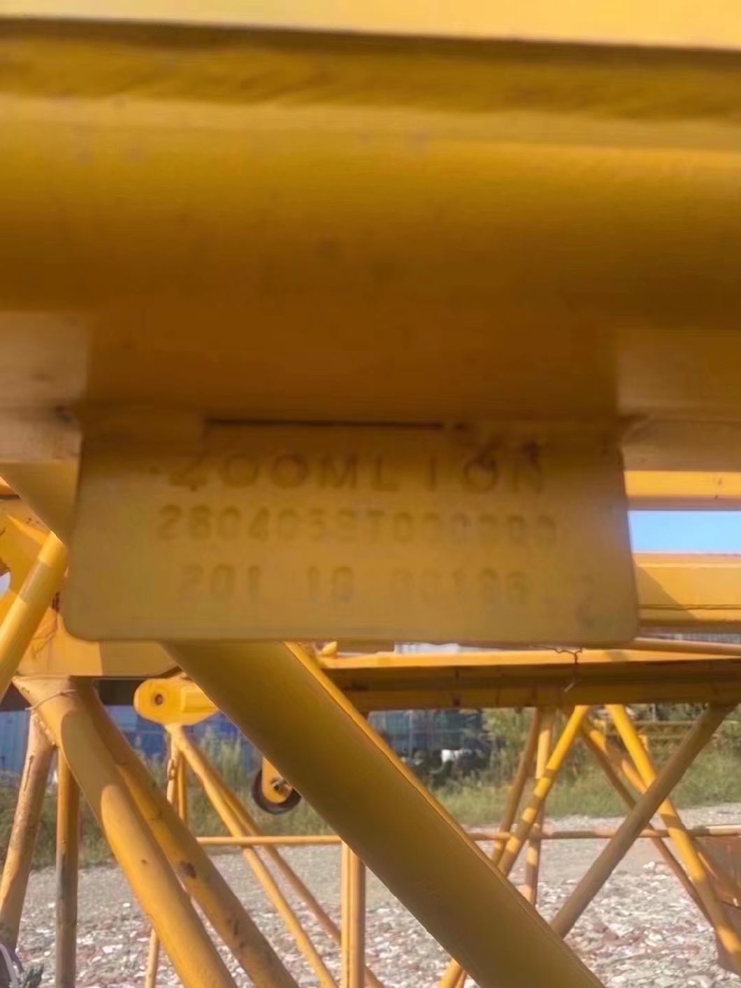 Engineering Construction Machinery 6515-10 Zoomlion Used Tower Crane Price Concessions
