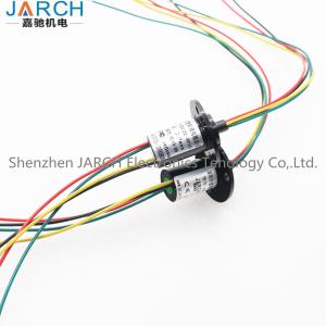 Wholesale 22mm Compact Capsule Sigh Speed Slip Ring Through Bore With 4 Circuits 10A from china suppliers