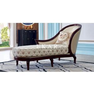 Wholesale Leather And Fabric Antique Style Chaise Lounge Chair from china suppliers