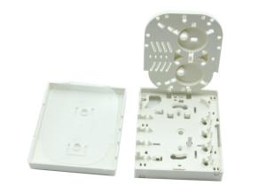 Wholesale 4 Port SC LC FTTH Mini Fiber Optic Termination Box Face Plate Wall Mounting from china suppliers
