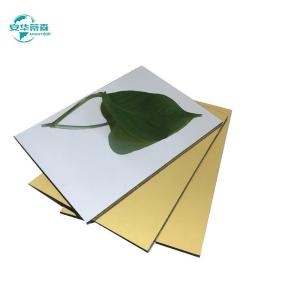 Wholesale CE Certified 4mm PVDF Coating Mirror ACP for Interior Decoration from china suppliers