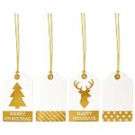 Custm Children'S Christmas Gift Tags Personalized Printable With String Holiday