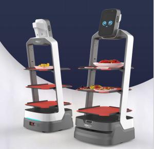 Wholesale No Dust Automated Food Delivery Robot Restaurant BBQ Sushi Steak from china suppliers