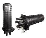 Black FTTH Fiber Optic Cable Splice Box With CE RoHS FCC Certification