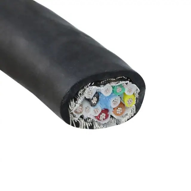 25276 Bk199 Alpha Wire Cable Multi - Pair 12cond 24awg Blk Feet