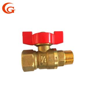 Wholesale OEM Forged Mini 1/4'' Lead Free Brass Ball Valve from china suppliers