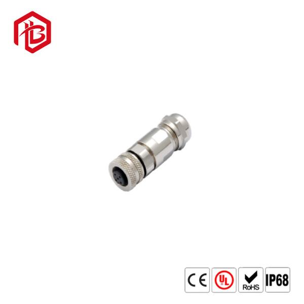 M12 PVC IP68 Waterproof Connector Male Female PUR Cable 3 4 5 8 Pole Waterproof