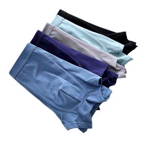 Wholesale XL-3XL Plus Mens Boxer Shorts Woven Trunks Cotton Men'S Underwear from china suppliers