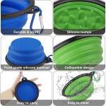 Silicone Collapsible Slow eating Dog Water Bowl Portable Foldable For Feeding