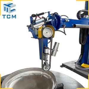 Wholesale Steel Tank Bottom Automation Dished End Polishing Machine Vessel Head Grinding Machine from china suppliers
