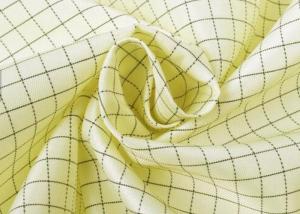 Wholesale Yellow Color Anti Static Fabric Twill Woven 100D48FX100D48F Yarn Count from china suppliers