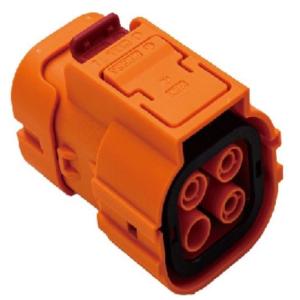 Wholesale 3Pin 6mm2 Electric Vehicle Connector HVIL Quick Charger Plug from china suppliers
