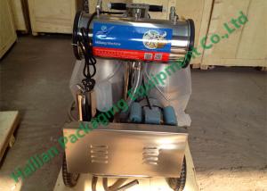China Mobile automatic Cow Milker Vaccum Pump Sucking For Two Cows on sale