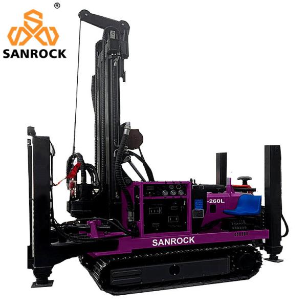 Full Hydraulic Deep Water Drilling Rigs Depth 260m Water Borehole Drilling