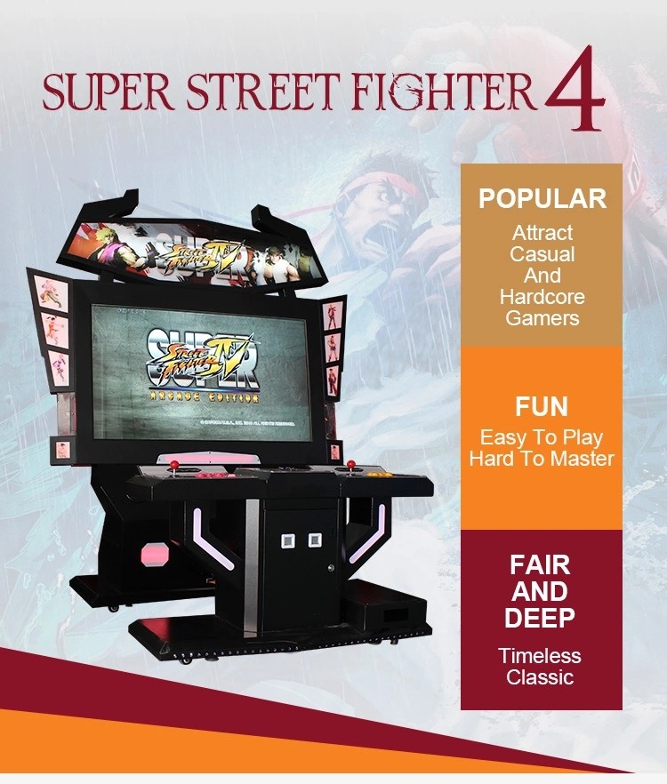 55 LCD Multi Video Arcade Machine , Coin Pusher Video Game System Cabinet