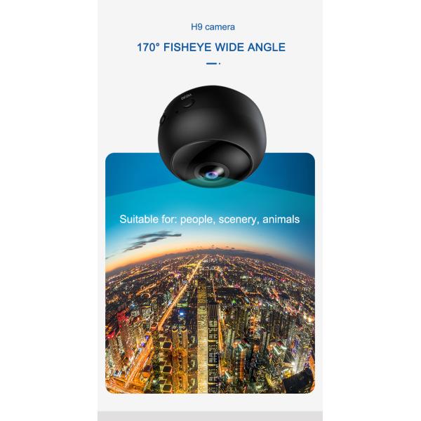 170 Degree Fisheye Spy Camera Hidden HD 1080P Small For Security