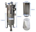 Solid-Liquid Separation Stainless Steel Bag Filter Housing for Energy Mining