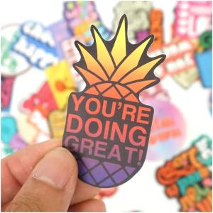 Wholesale Die Cut Self Adhesive Stickers Matte Glossy Lamination Printable Vinyl Sticker Paper from china suppliers