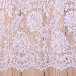 Wholesale French Lace Fabric Eyelash Cord Lace Fabric fashion pink lace from china suppliers
