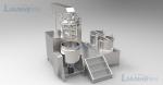 300L Cosmetic Production Line Hydraulic Lifting Vacuum Emulsifying Mixer Cream