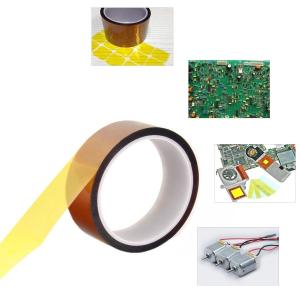 Wholesale Self Adhesive Tawny Kapton Polyimide Tape , Electric Task Kapton Polyimide Film Tape from china suppliers