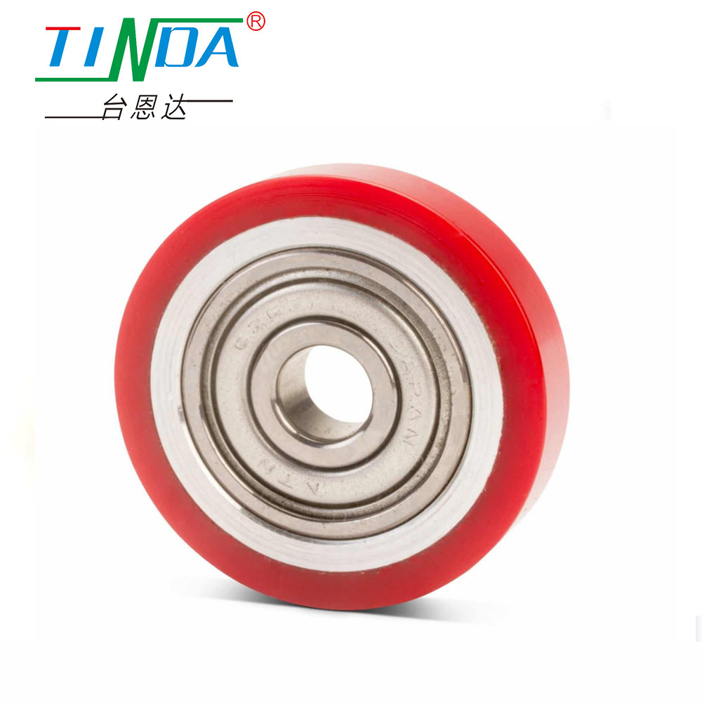 Customization Rubber Roller Bearing Polyurethane Covered Bearings Rustproof