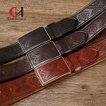 Standard Width Genuine Leather Belt For Professional Occasion First Layer Of