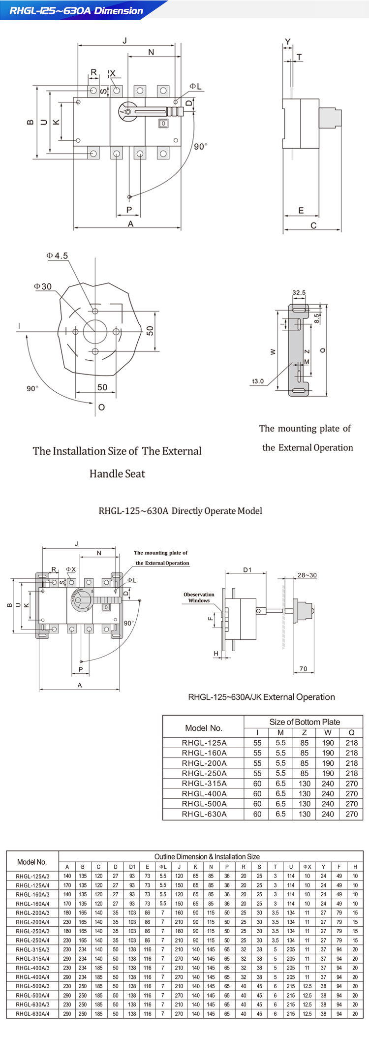 long using life Isolation Switch