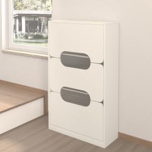 Wholesale 6-Shelf Mirrored Shoe Cabinet 35 Kg Assembly Required from china suppliers