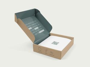 Wholesale Kraft Paper Mailer Shipping Box ISO9001 Custom Printed Gift Box from china suppliers