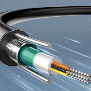 Wholesale 2 4 6 8 16 24 Core Aerial Armoured Fiber Optic Cable Gyxtw Gyxtw53 Uni Tube Single Mode Communication Cable from china suppliers