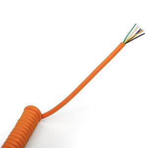 Wholesale Copper Conductor PVC Sheath Flame Retardant Extension Lead Spiral Curly Spring Power Cable from china suppliers