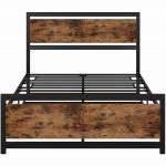 ODM Hotel Wooden Metal Furniture Hostel Iron Bed Frame King Industrial Style