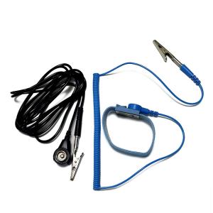 Wholesale Conductive Fabric ESD Wrist Strap Grounding Wire Suit For ESD Mat from china suppliers
