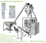 Certified full automatic flour packaging machinery with Auger filler,spiral