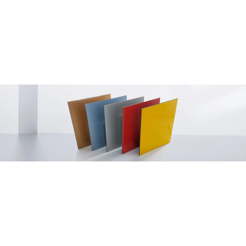 B1 A2 core PVDF coating HDPE 1.22 X 2.44m Fire Rated Aluminum Composite Panel ACP Roofing Sheet 0.30mm