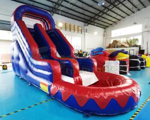 Wholesale Plato Children Castle Bounce House Inflatable Water Slide With Pool from china suppliers