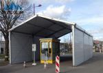 Pvc-Coated Temporary Storage Tents With Mesh Or Glass Window / Outdoor