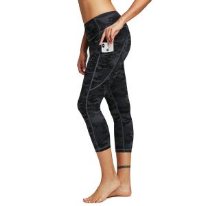 Wholesale OEM ODM Ladies Camouflage Leggings High Waisted Cropped Leggings from china suppliers