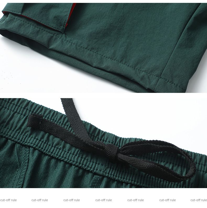 Europe and The United States Summer Men&prime;s Sports Shorts Loose Cargo Fitness Quick Drying Pants Casual Breathable Outdoor Fifth Pants