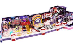 Wholesale Purple And Colorful Light Themed Indoor Playground Children's Park from china suppliers