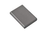 Carbon Fibre Metal Leather Credit Card Wallet Holder Rectangle Souvenir Gift