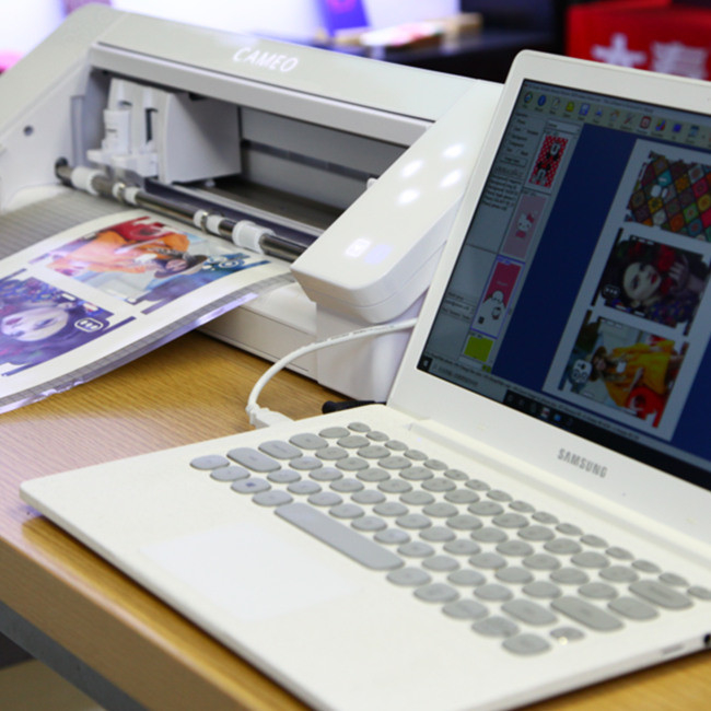 PET Daqin 3d Mobile Skin Cutter With Software And Hardware