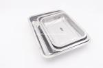 27*20cm Dinner dishes for snack stainless steel feeding serving flat tray
