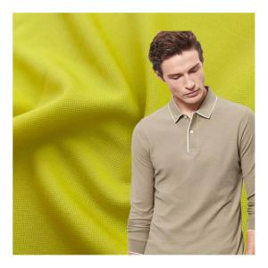 Wholesale Polyester Single Pique Knitted Fabric 75D36F Yarn Count For Polo Clothing from china suppliers